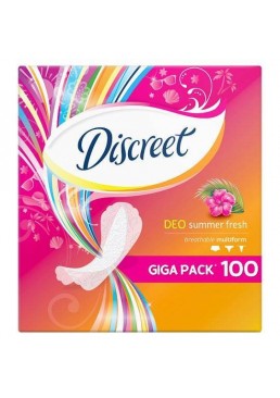Ежедневные женские прокладки Discreet Deo Summer Fresh GIGA PACK, 100 шт